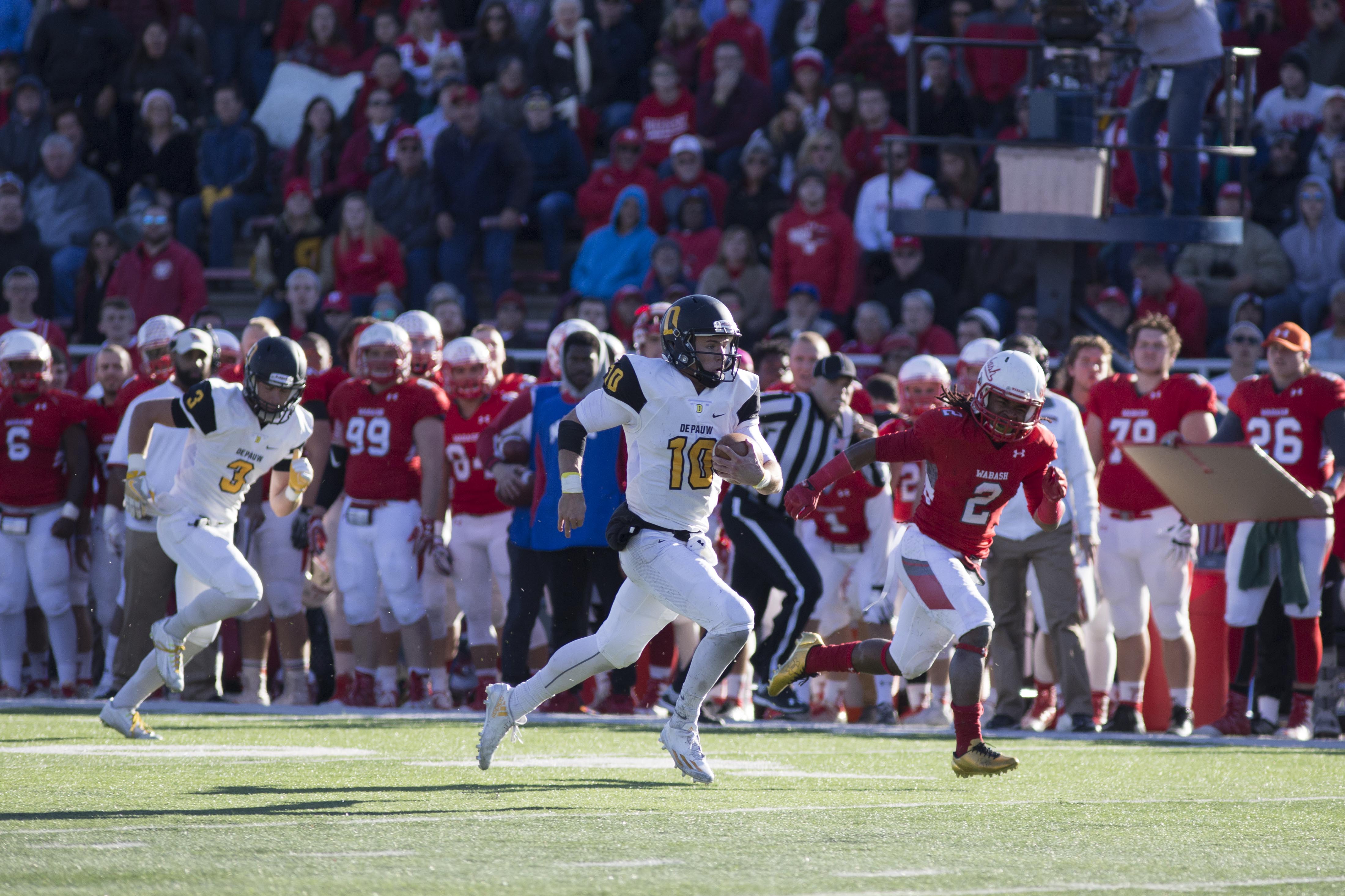 DePauw wants to win Monon Bell Game, but it also wants playoff success