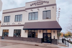 The front of Breadworks, located downtown Greencastle between the fire station and Scoops.
