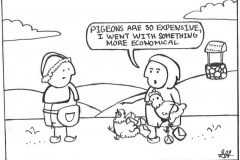 Cheep Communication (Cartoon by Sarah Hennessey)