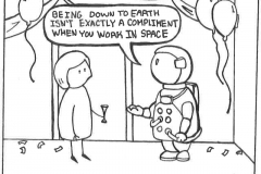Down To Earth (Cartoon by Sarah Hennessey)