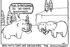 No Shave November (Cartoon by Sarah Hennessey)