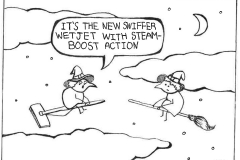 The New Swiffer Wetjet (Cartoon by Sarah Hennessey)