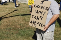"I changed why can't America"