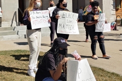 Students of color join the Protest