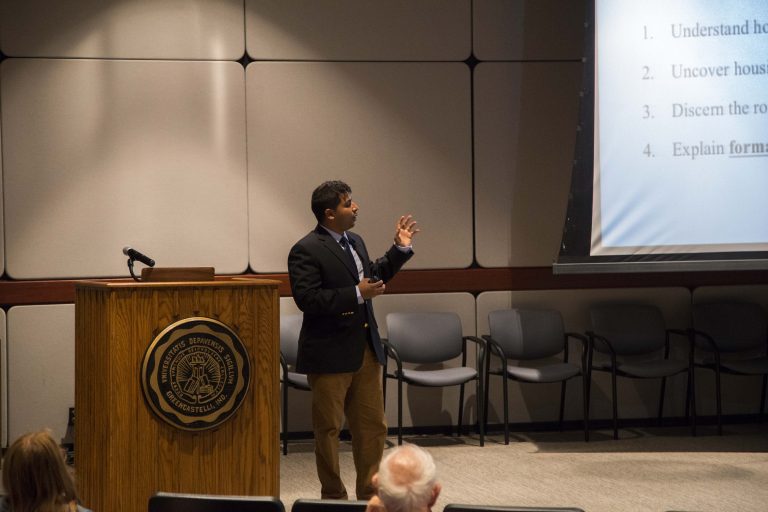 Alumnus research lecture exemplifies student success story