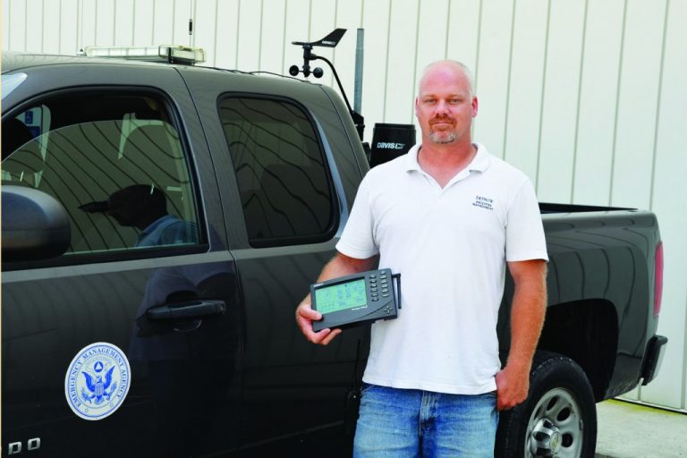 DePauw student, faculty member chasing storms