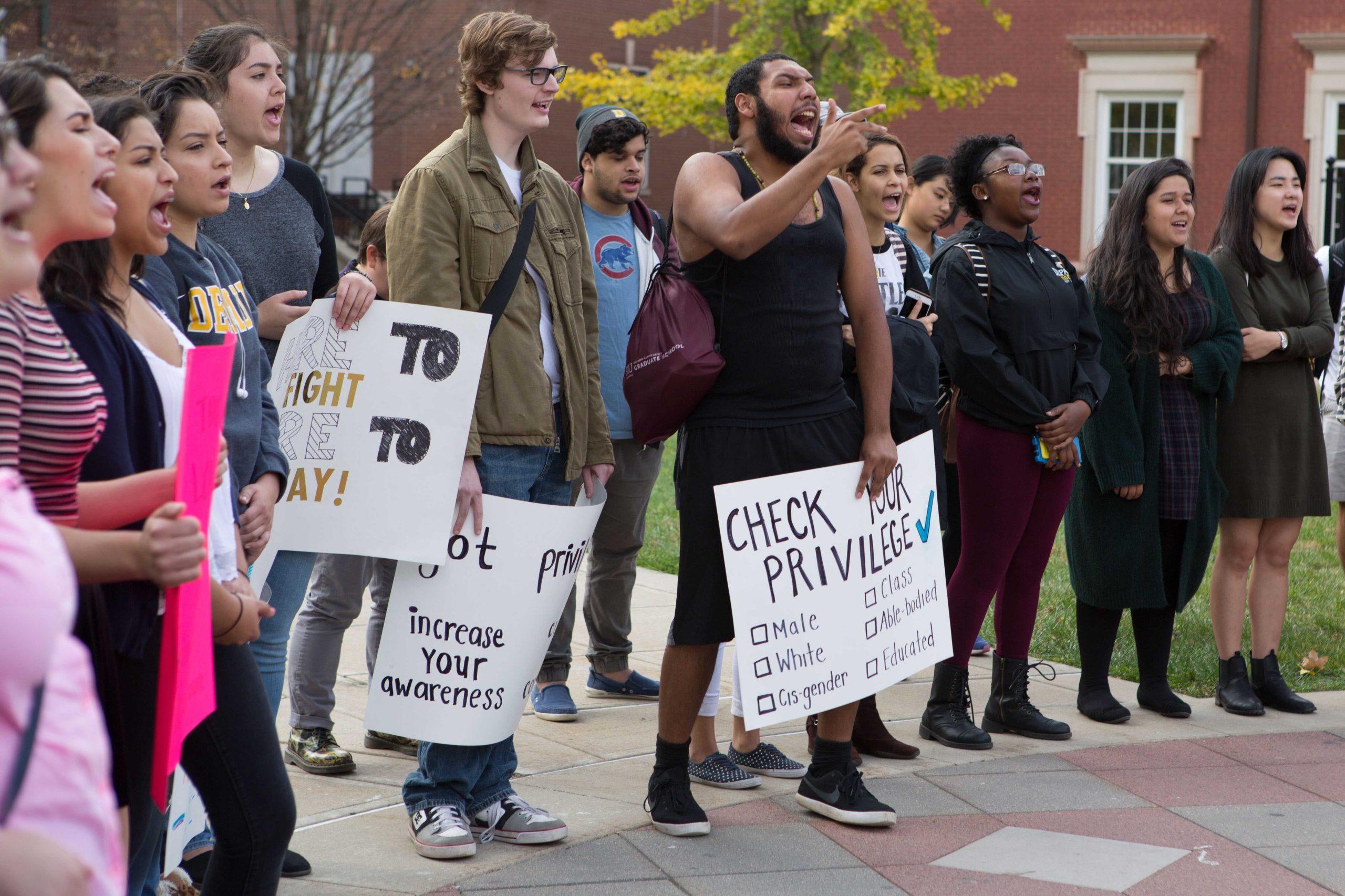 While President McCoy was not on campus during the march, he did send a campus-wide email the same day. 