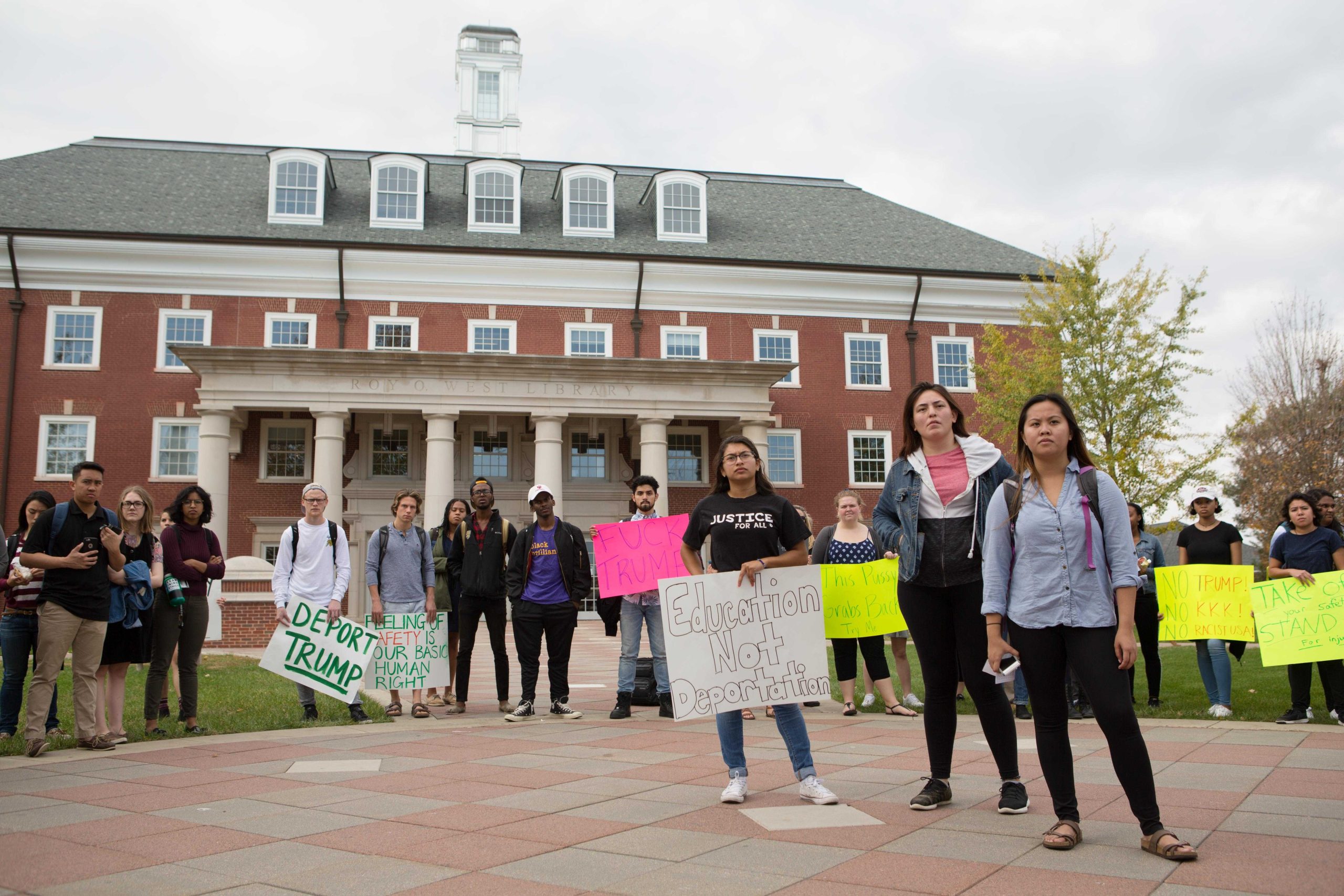 While President McCoy was not on campus during the march, he did send a campus-wide email the same day. 