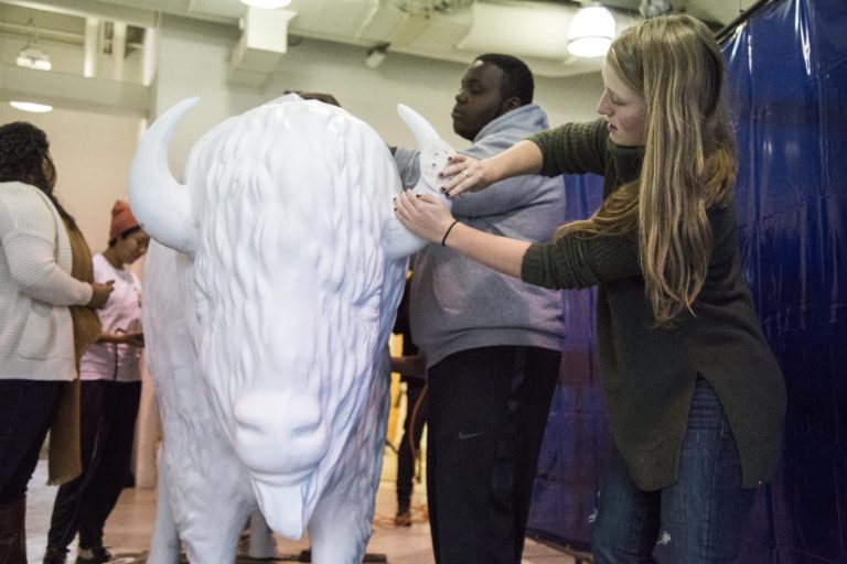 Chromed bicentennial bison gives community a fresh look at itself