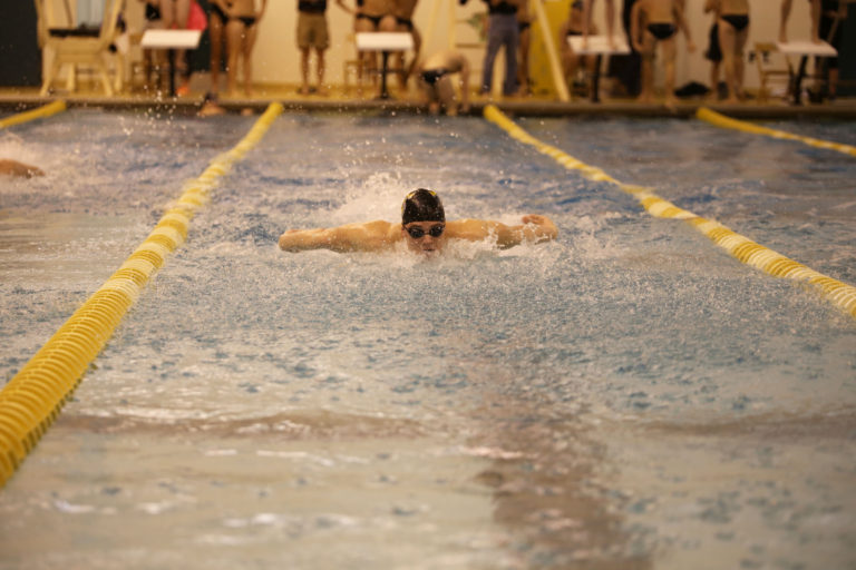 Swimming and diving solidifies third place status behind Denison and Kenyon