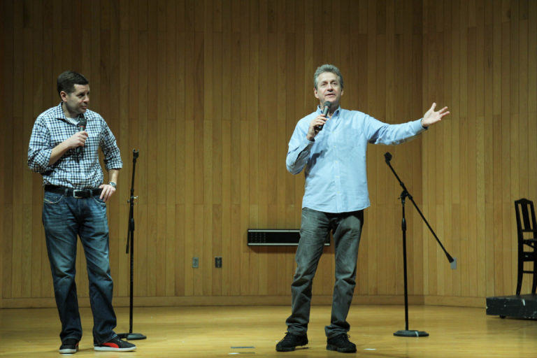 Comedy duo illuminates religious and political disparities