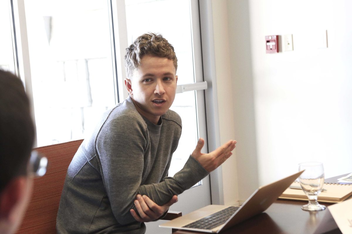 James Hamblin during his group session​. PHOTO COURTESY OF LINDA STRIGGO