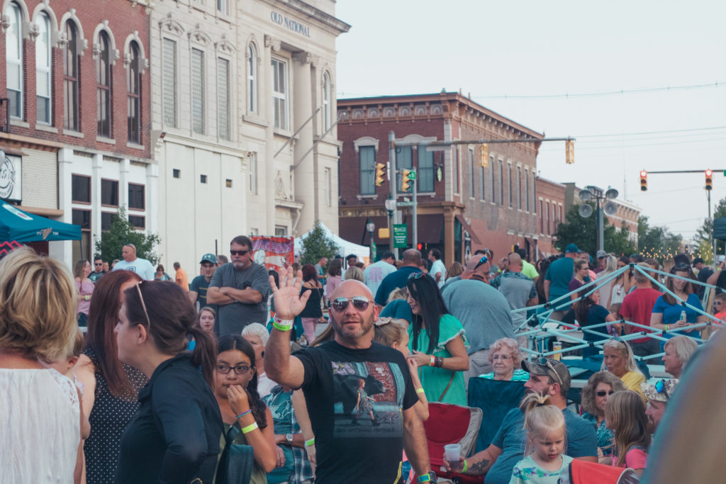 Greencastle and DePauw community meet at Greencastle Music Fest