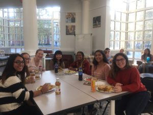 Students enjoy Indian food during the Eid celebration Remsha Khan (1)