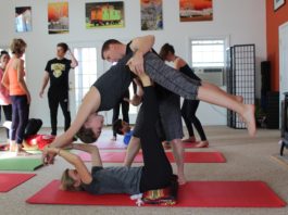 I tried Acroyoga, had fun, and learned about myself