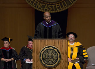 Vernon Jordan speaks at DePauw