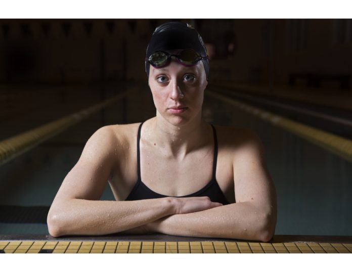 The Tigers have had been shoes to fill, including those of All-American graduate Angela Newlon, who set multiple school records in her swimming career at DePauw. Photo by Sam Caravana