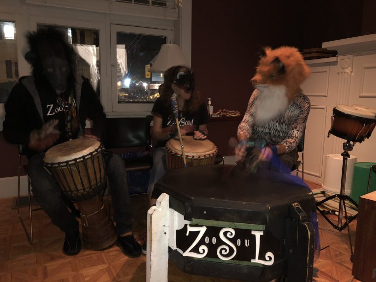 Drum Circle ZooSouL makes Greencastle “whimsical”