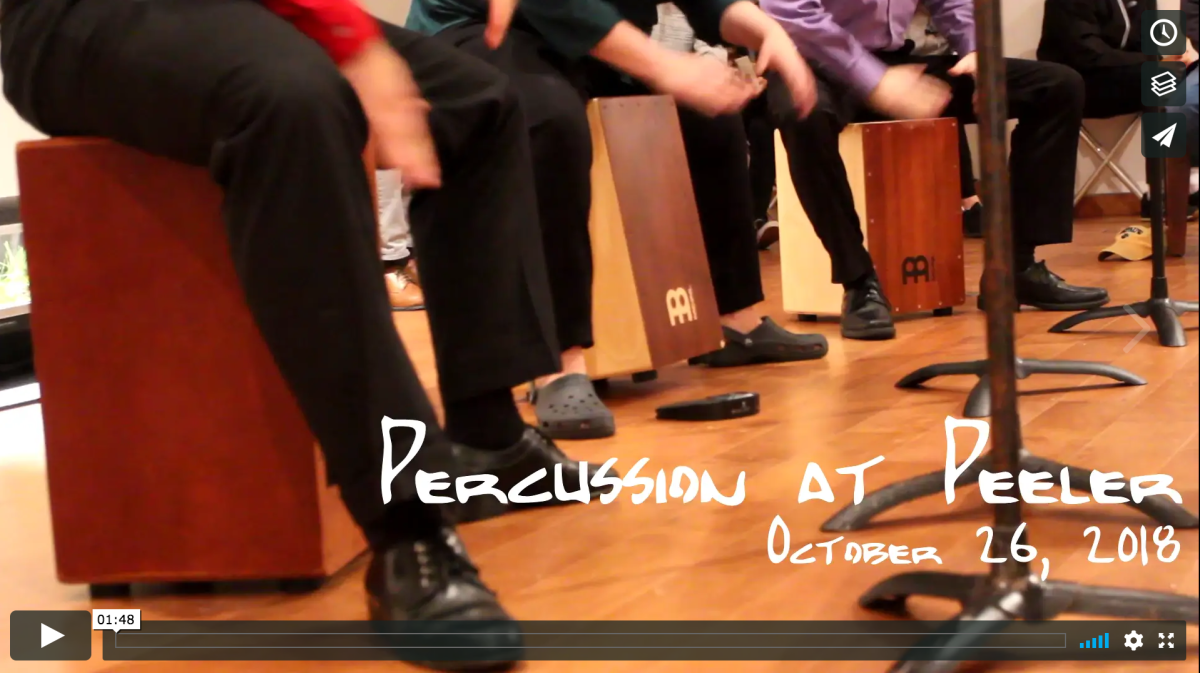 Percussion at Peeler