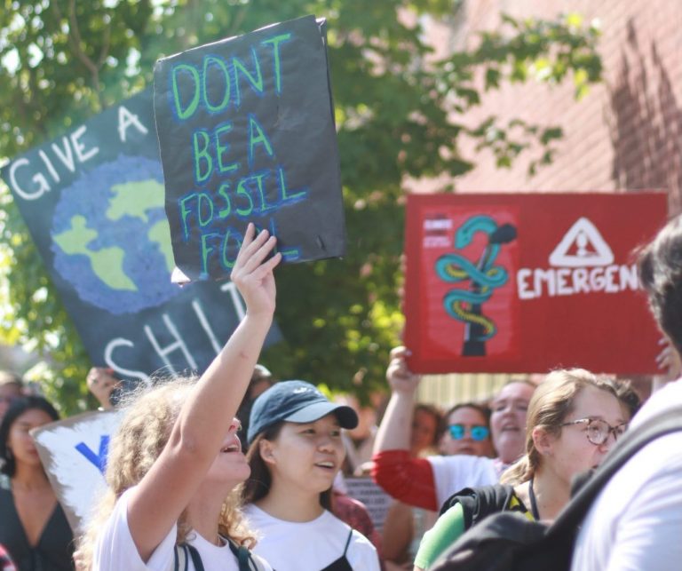 ‘Greenhouse Gases Got To Go:’ Students Protest Climate Change