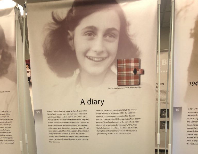 Prindle Opens 'The Anne Frank Stichting Exhibit'