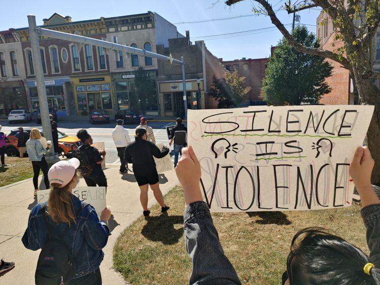 Students Join Greencastle Residents In Rally For Black Lives