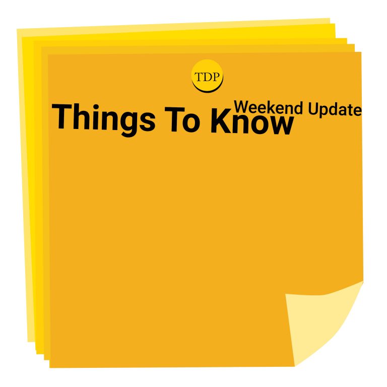 TDP Post-It: Weekend Update (Oct. 2-3)