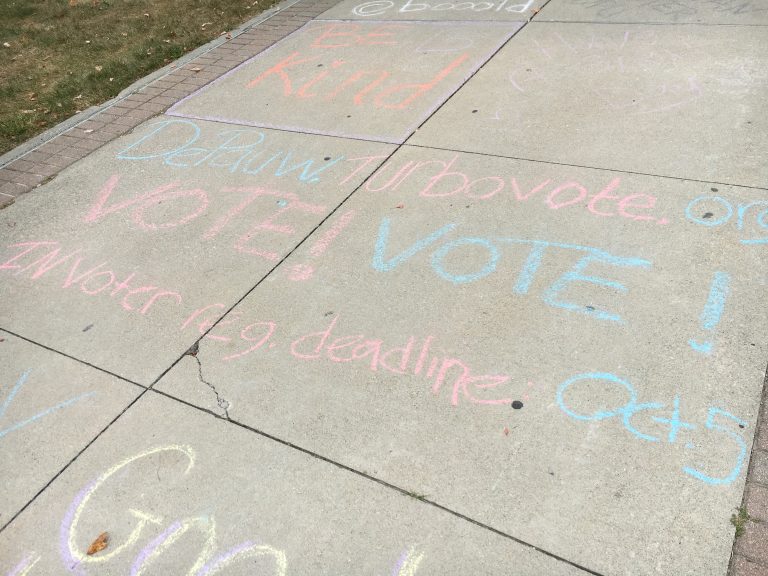 On-Campus DePauw Students Prepare to Vote in 2020 Election