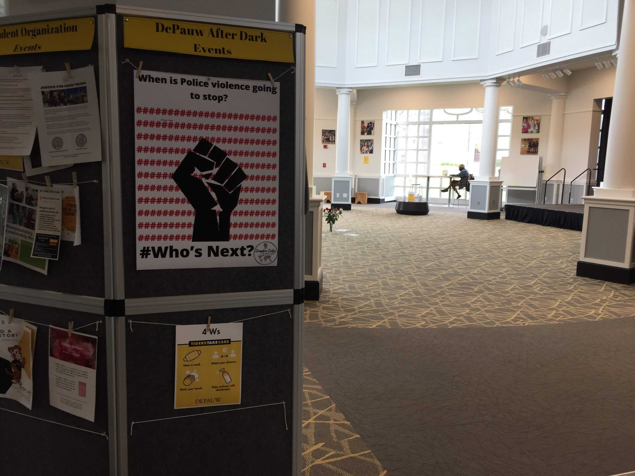 Compton Center, DePauw students respond to police brutality