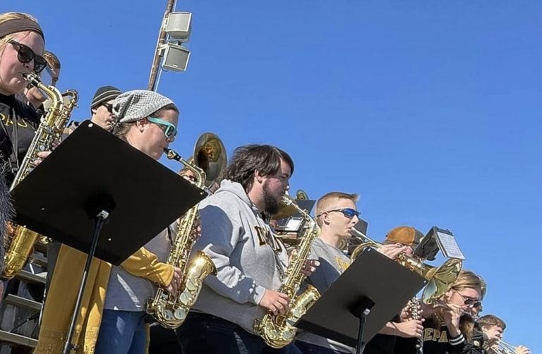 Newly-Formed Tiger Pep Band Debut