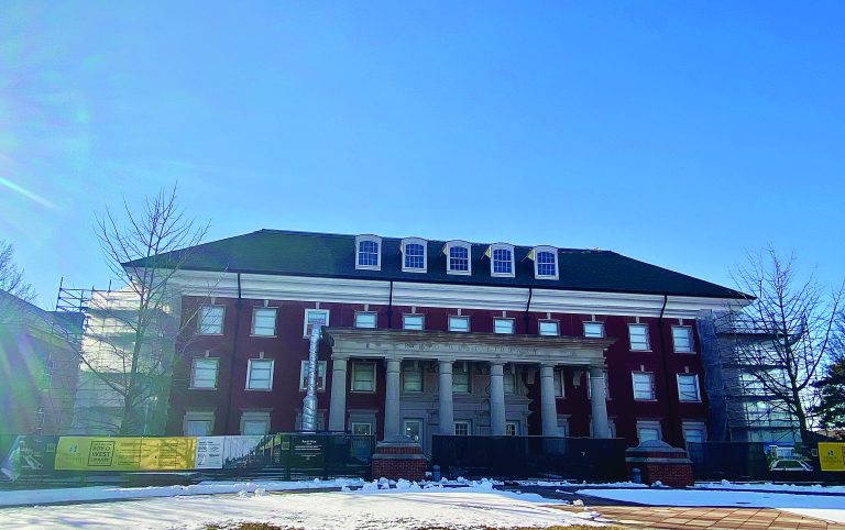 2022 commencement relocated due to Roy O. West Library construction delay