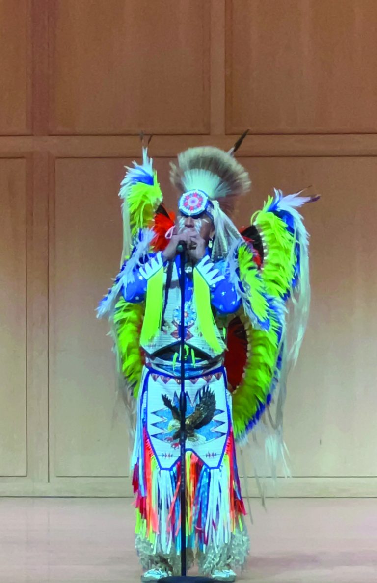 Native Pride Dancers perform in Kresge