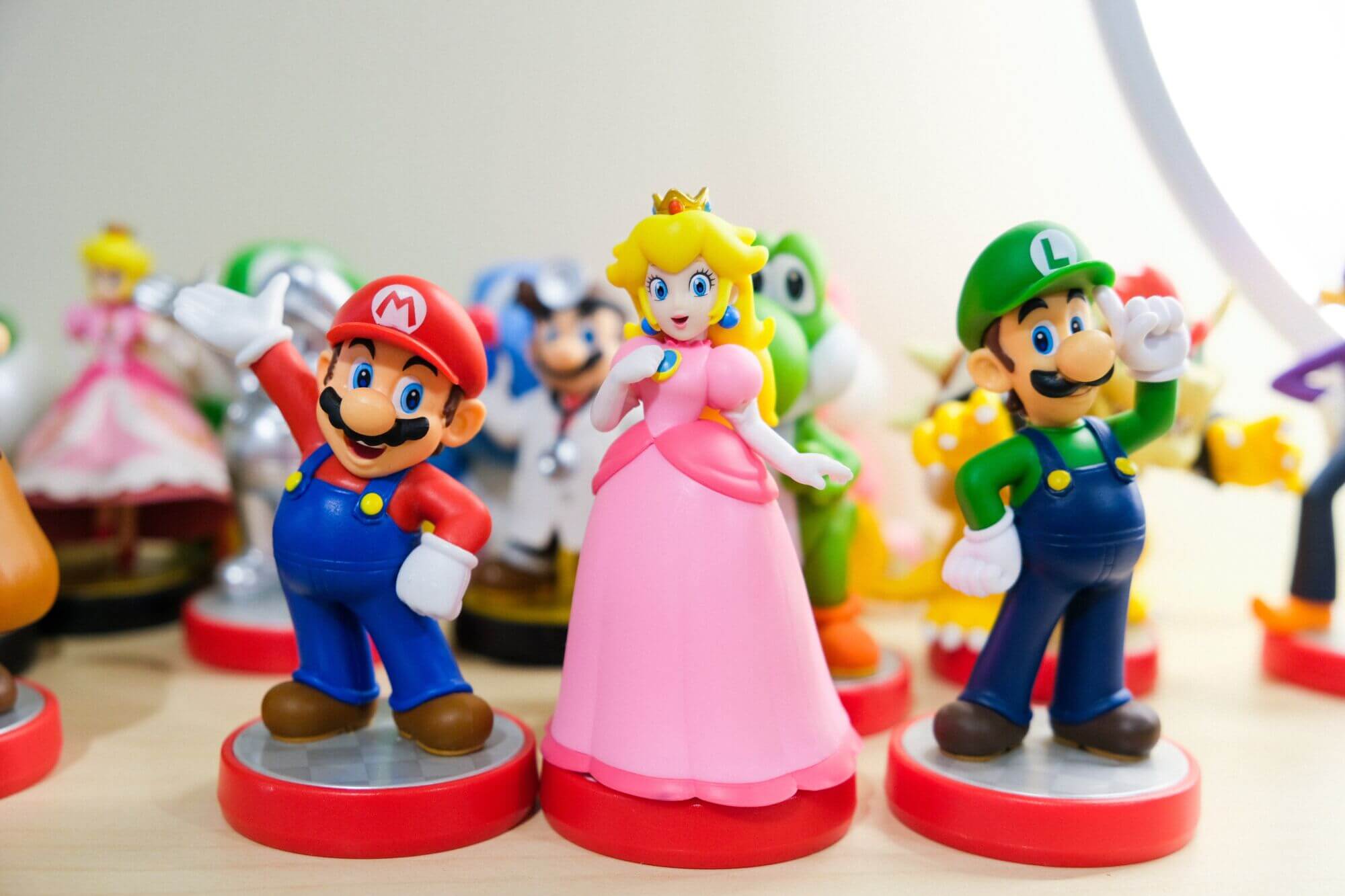 Lot 7 Figurines Univers Super Mario Bros - Super Mario