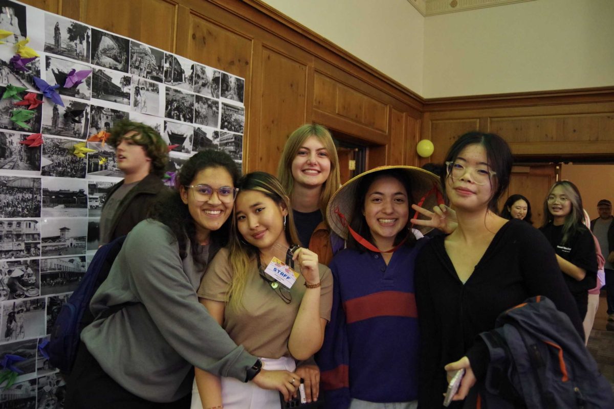 Students pose for a photo at Pho'stival 2023. Credit: Anh (Ashley) Le.