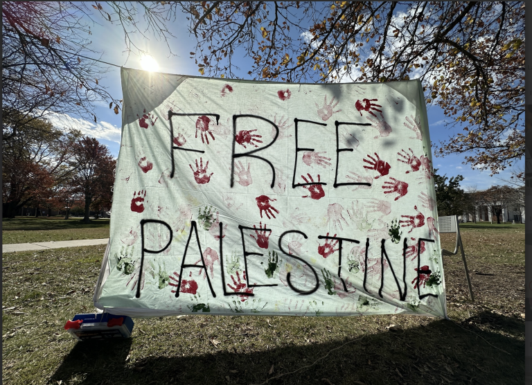 DePauw Students Call for Ceasefire at  Pro-Palestine Protest