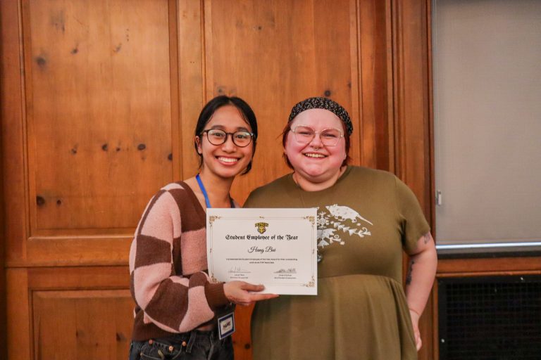 Hubbard Center Hosts First Annual Student Employment Awards Ceremony 